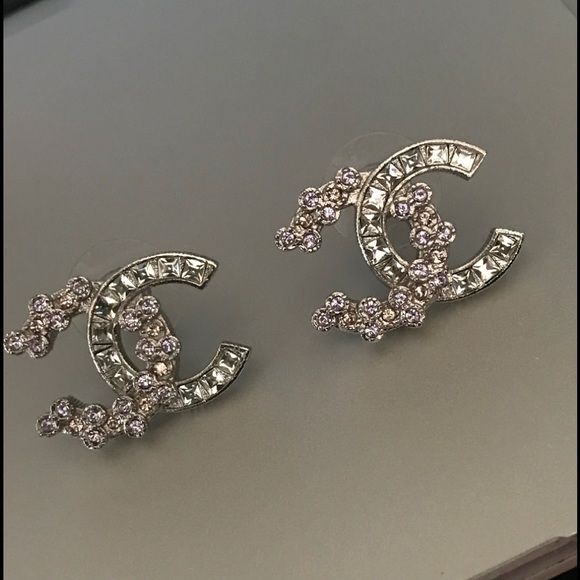 CHANEL Jewelry - Chanel Crystal Earrings
